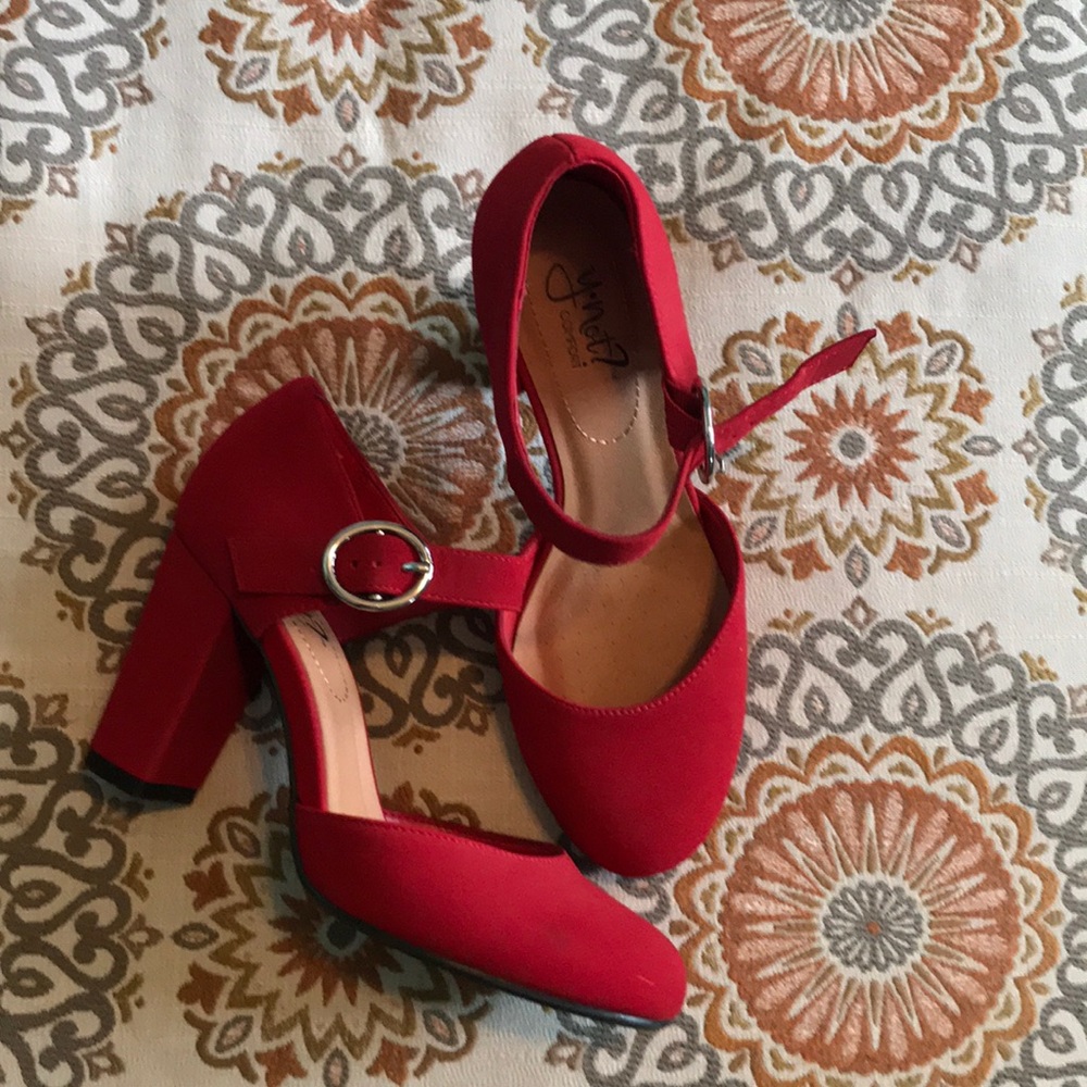 Y Not Comfort chunky heels